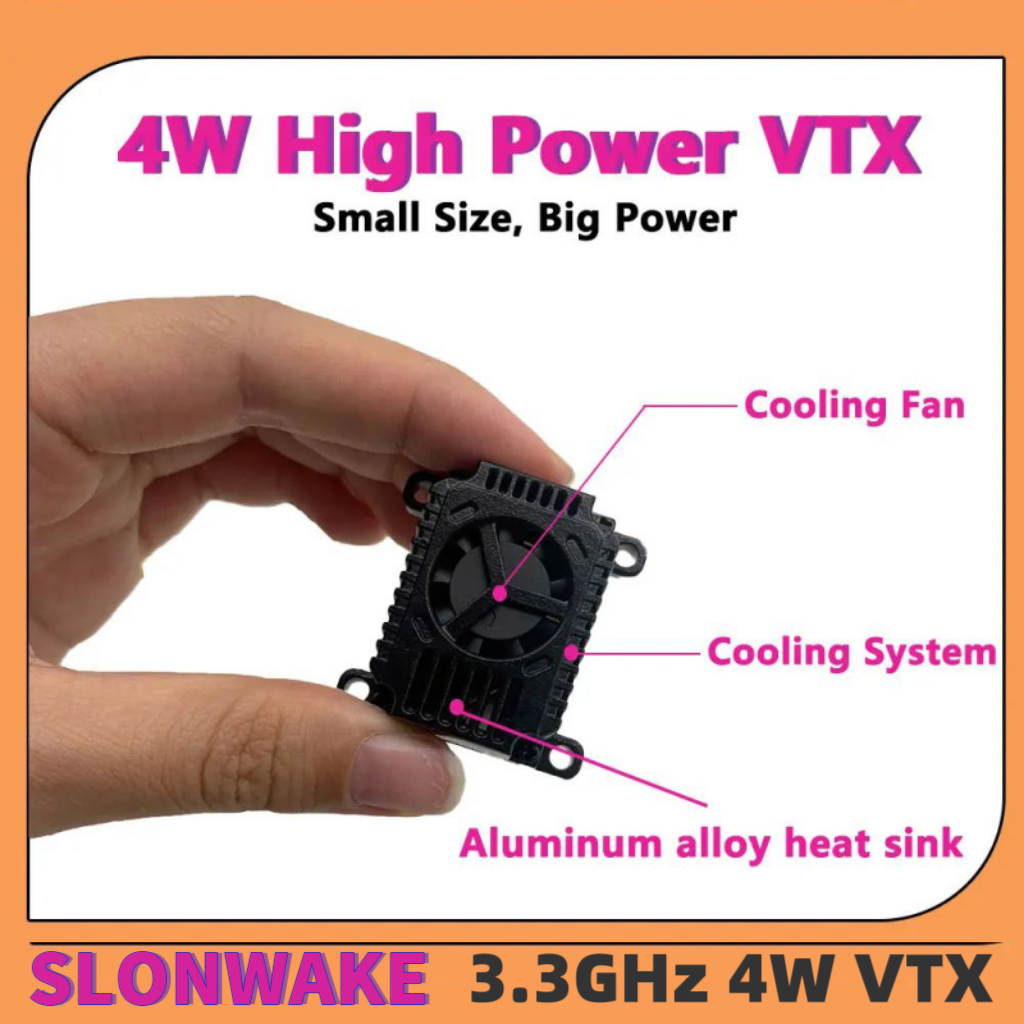 SLONWAKE FPV 3.3G 16CH 4000mW  - đánh giá và giá Fpv Drone Vtx