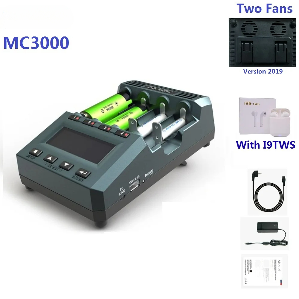 MC3000  Smart 4 Slots LCD Disp - đánh giá và giá Fpv Drone Charger