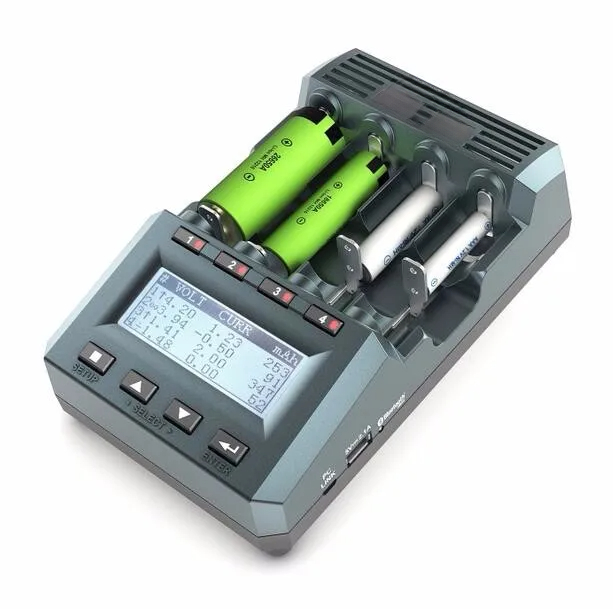 MC3000  Smart 4 Slots LCD Disp - đánh giá và giá Fpv Drone Charger