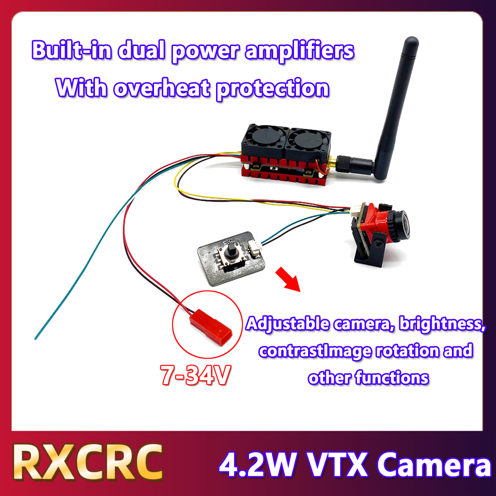 RXCRC 5.8G 48CH 4.2W High Powe - đánh giá và giá Fpv Drone Vtx