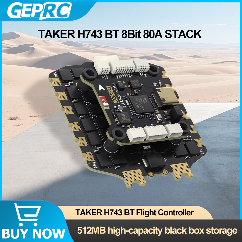 GEPRC TAKER H743 BT 8Bit 80A S - đánh giá và giá Fpv Drone Esc