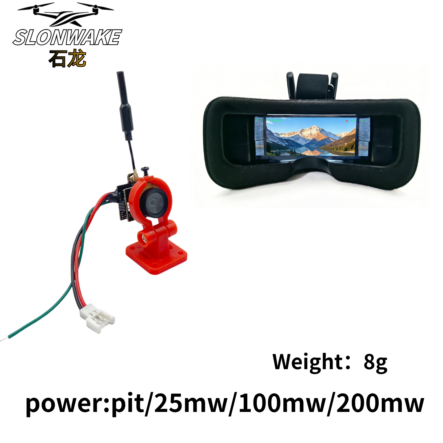 Slonwake 5.8G 48CH 200mW FPV D - đánh giá và giá Fpv Drone Vtx