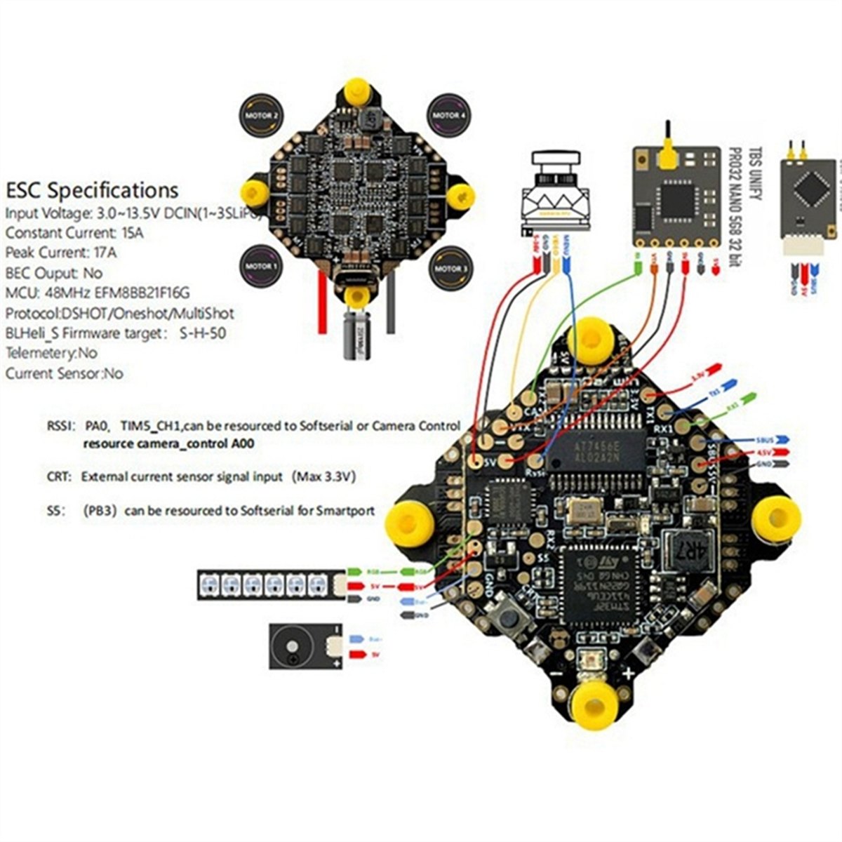 NEW F411 AIO Flight Controller - đánh giá và giá Fpv Drone Charger