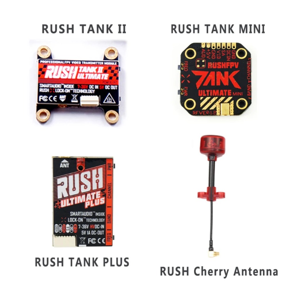 RUSH TANK Ultimate II/Mini/ PL - đánh giá và giá Fpv Drone Vtx