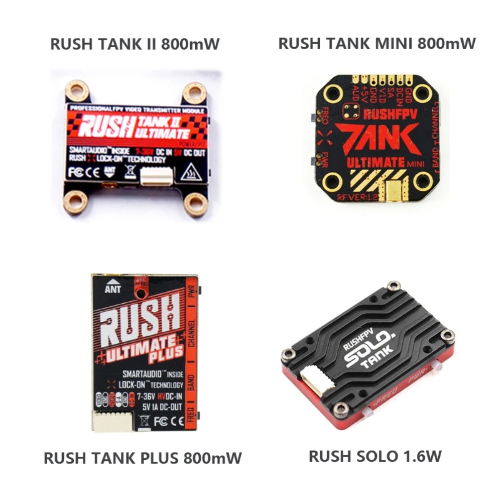 RUSH TANK Ultimate II/Mini/ PL - đánh giá và giá Fpv Drone Vtx