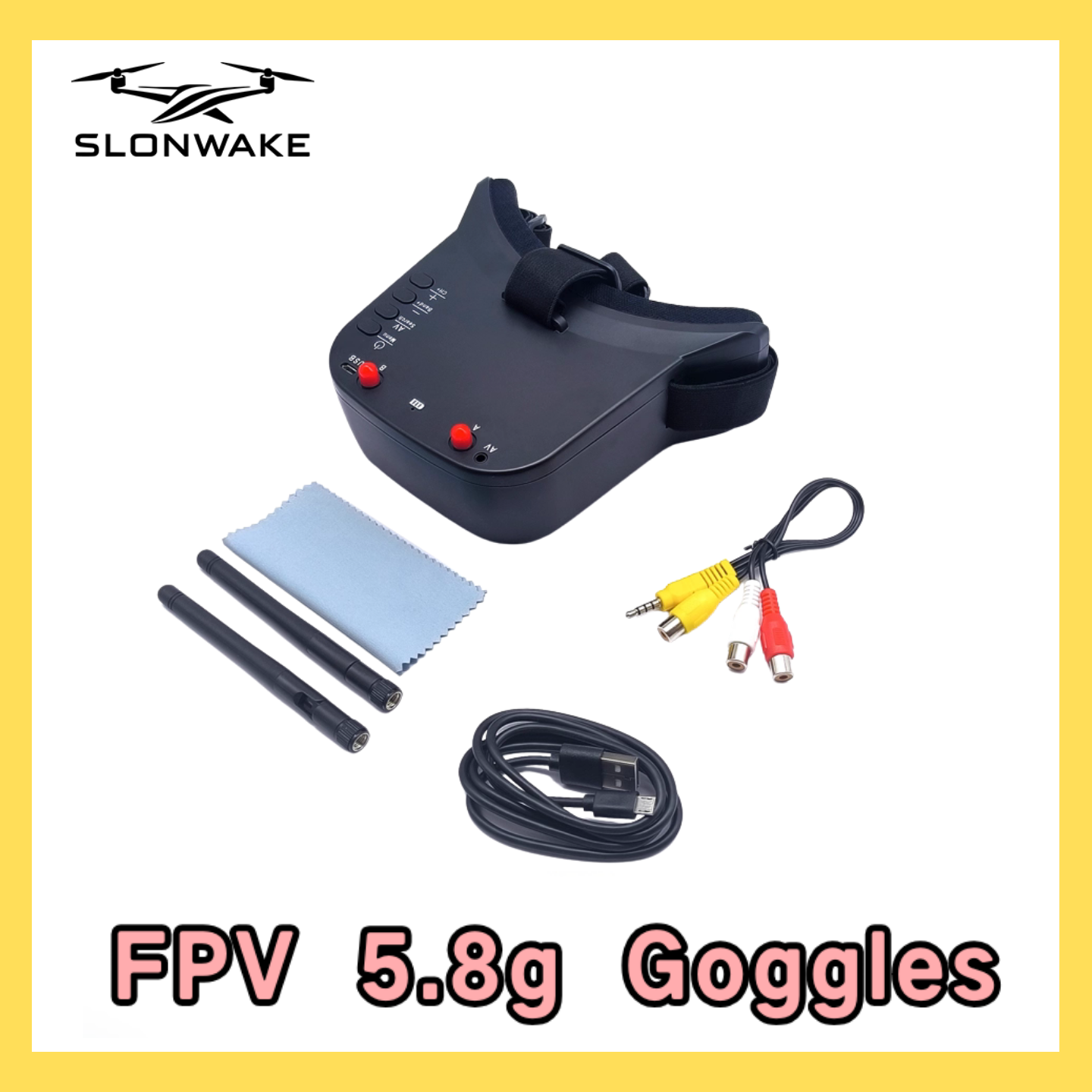 SLONWAKE 5.8G 48CH FPV 400mw V - đánh giá và giá Fpv Drone Frame