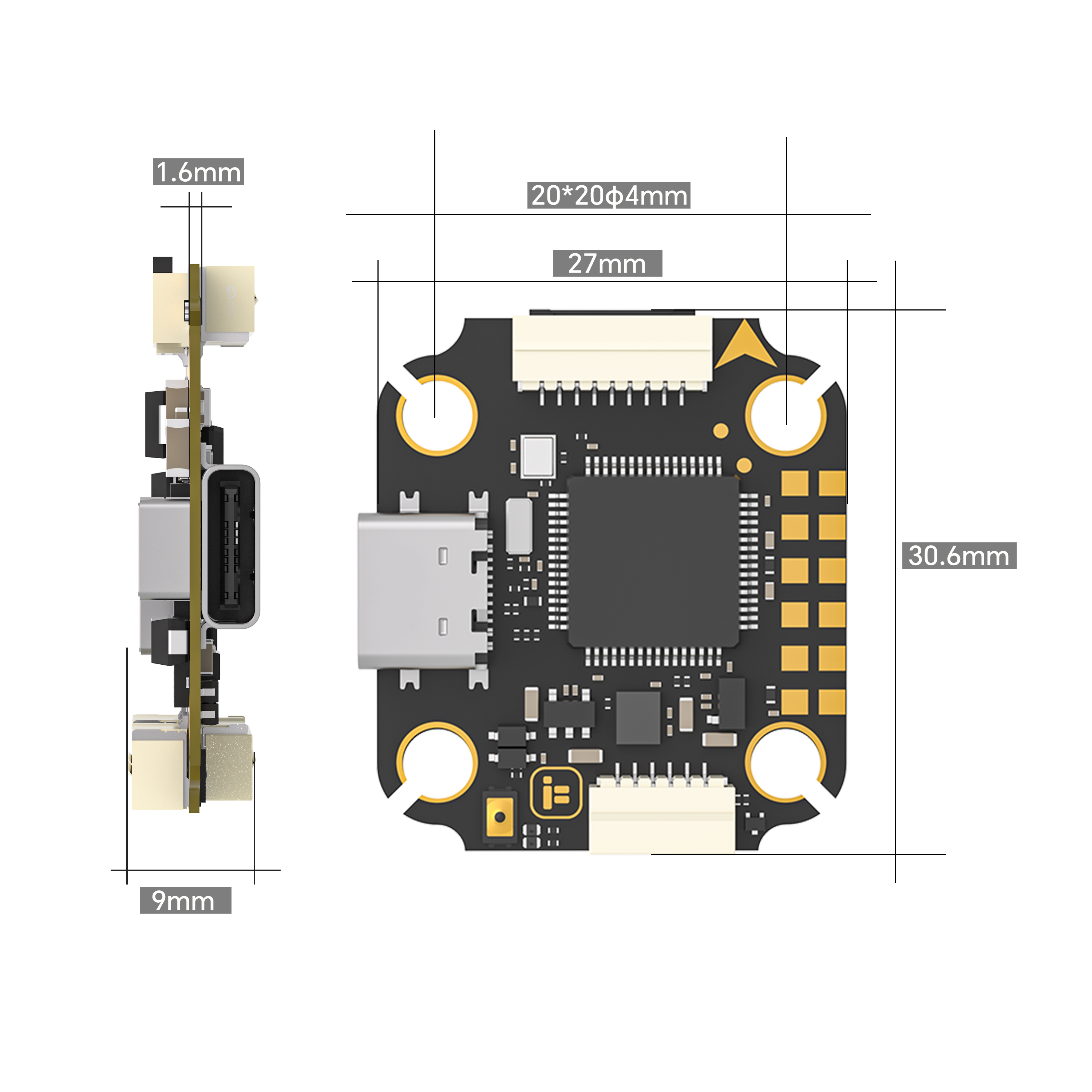 iFlight Borg F7 Mini Stack Fli - đánh giá và giá Fpv Drone Flight Controller